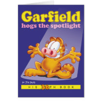 Garfield Hogs o cartão de nota do projector cartões