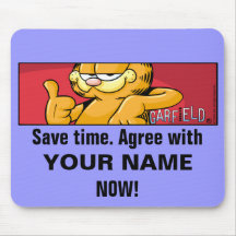 Garfield Logobox concorda Mousepad