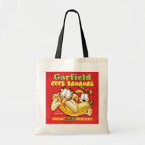 Garfield vai sacola das bananas bolsas