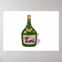 Garrafa de vinho posters