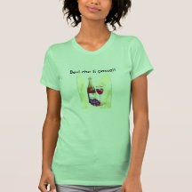 Garrafa de vinho t-shirts