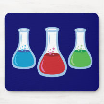 Garrafas da ciência mousepad