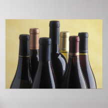 garrafas de vinho posteres