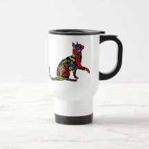 Gatinho colorido 2 caneca