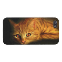 gato amarelo IPhone 5 casos iPhone 5 Capas