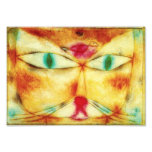 Gato de Paul Klee e impressão da foto do pássaro