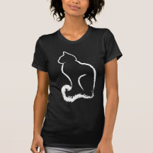 Gato do Brushstroke - obscuridade T-shirt