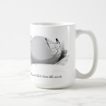 Gato do mestre de zen da tinta de Sumi Caneca