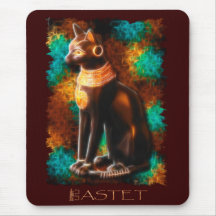 Gato egípcio Bastet Mousepad