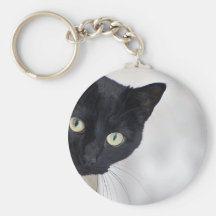 Gato preto chaveiro