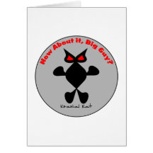 Gato Red Eye, gato de Red Eye Cartao