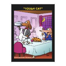 "Gato resistente " Impressão De Canvas Esticadas