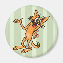 Gato Shrugging engraçado dos desenhos animados