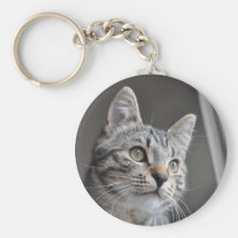 Gato tigrado chaveiro