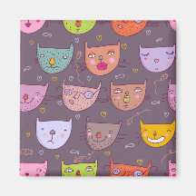 Gatos engraçados dos desenhos animados