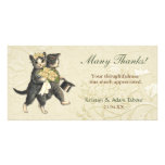 Gatos finos que Wedding Cartoes Com Foto Personalizados