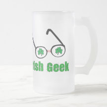 Geek irlandês caneca