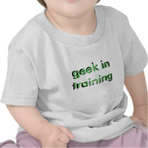 geek na camisa trianing da criança T Tshirts