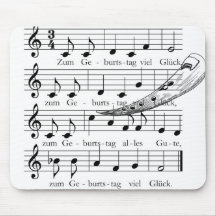 Gemshorn aniversário Mousepad