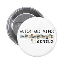 Gênio audio e video botons