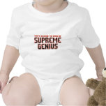 Gênio supremo camisetas
