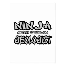 Geólogo de Ninja… Cartoes Postais