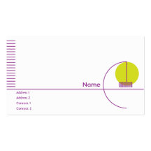 Geométrico amarelo - Busihness Cartões De Visitas