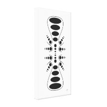 Geométrico - intitulado impressão de canvas envolvida