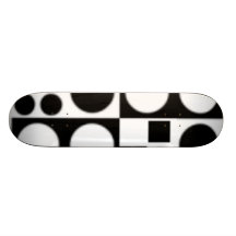 Geométrico preto skate