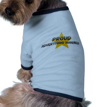 Gerente de propaganda orgulhoso camisas para caes