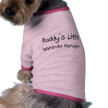 Gerente do Wardrobe do pai pouco Roupas Para Cães