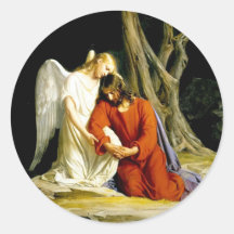 Gethsemane Adesivo Em Formato Redondo