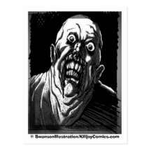 Ghoul Gawking: "É VOCÊ lookin em MIM? " Cartão Postal