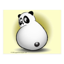gigglePanda do bebê Cartao Postal