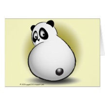 gigglePanda do bebê Cartões