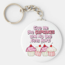 Gimme os cupcakes chaveiros