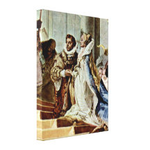 Giovanni Tiepolo - cerimónia de casamento do imper Impressão Em Canvas