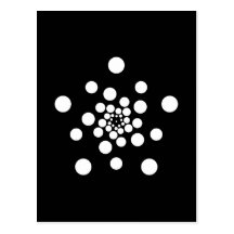 Gira espiral spiral circles cartoes postais
