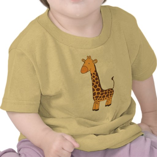 Girafa bonito t-shirts