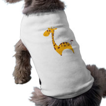 Girafa Roupas Pet