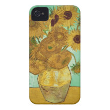 Girassóis por Vincent van Gogh iPhone 4 Capas