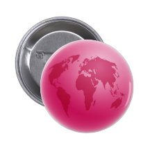 Globo cor-de-rosa boton