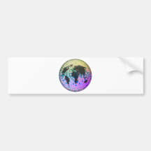 Globo do pixel adesivo