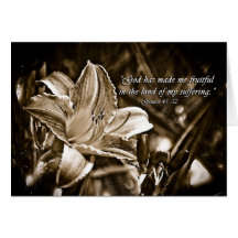 GodhasmademefruitfulZazzle Cartao