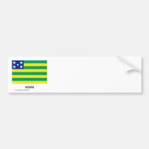 Goiás, bandeira de Brasil Adesivo