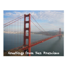 Golden gate bridge cartões postais