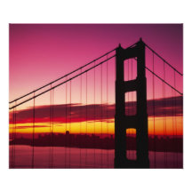 Golden gate bridge, San Francisco, Califórnia, 4 Fotos