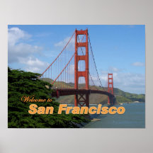 Golden gate bridge San Francisco Impressão