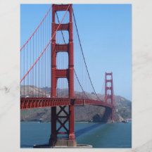 Golden Gate de San Francisco Modelo De Panfleto