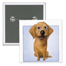 Golden retriever pins